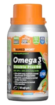 NAMED SPORT Named Sport Omega 3 Double Plus++, complément d'acides gras, 60 capsules molles