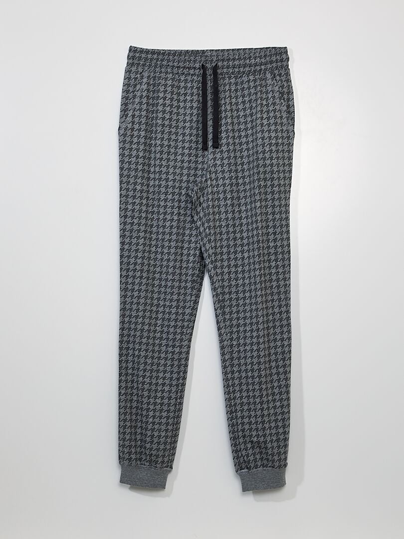 Calça de pijama estampada - CINZA