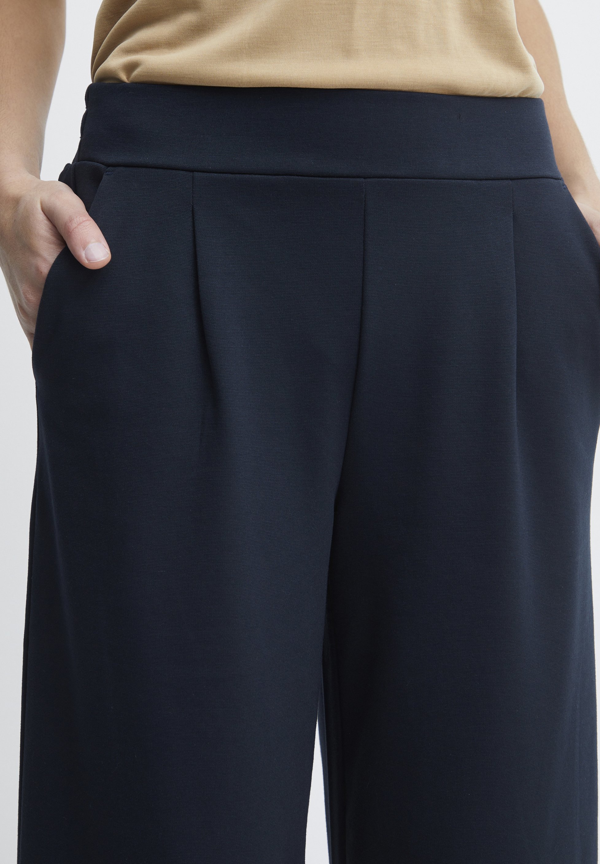 ICHI LONG WIDE - Broek - totale zonsverduistering