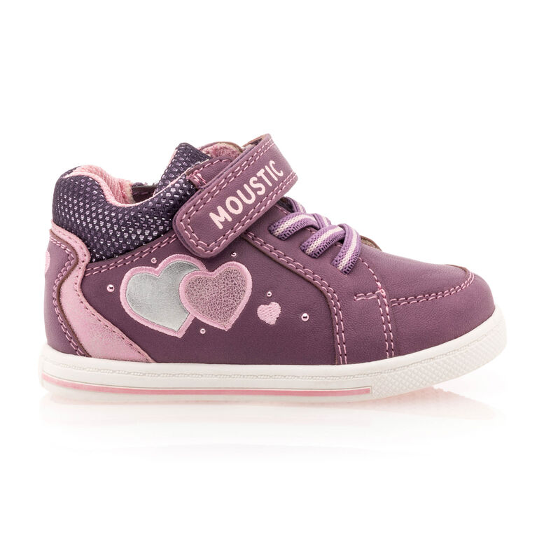 Lila Baby-Sneaker für Mädchen