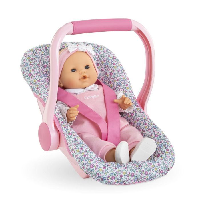Baby doll carrier - Corolle - Floral - Lightweight and easy to handle - 3-position handle - Safe for the baby doll