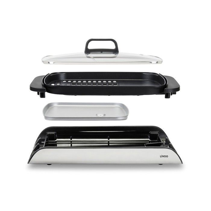 Plancha-Grill mit Deckel - Livoo - DOC321 -