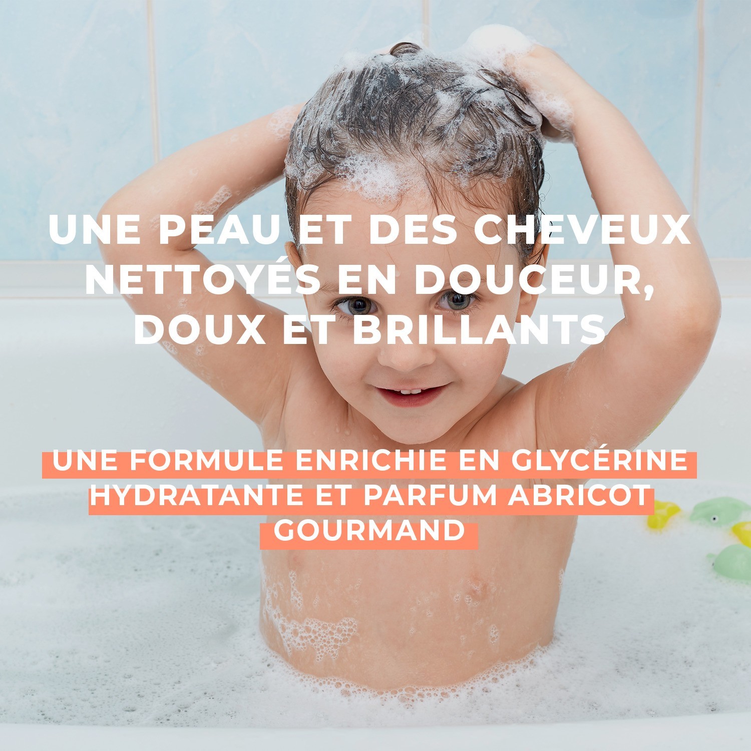 Energie Fruit soin lavant doux corps & cheveux - enfants & adultes - parfum abricot