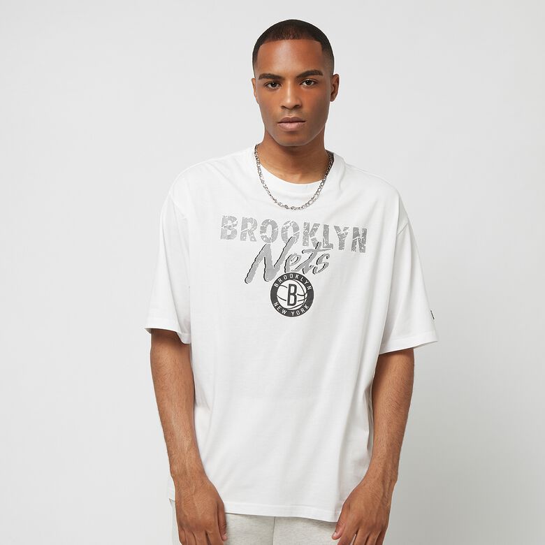 Team Script Oversized Tee Brooklyn Nets