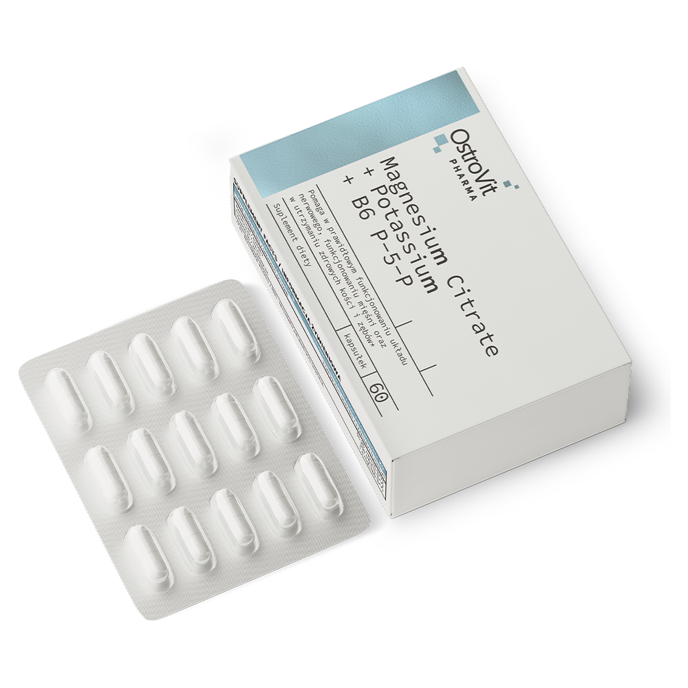 OstroVit Magnesiumcitrat + Kalium + B6 P-5-P