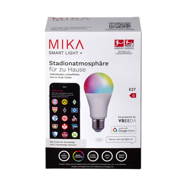 Smartes LED-Fußball-Leuchtmittel MIKA E27