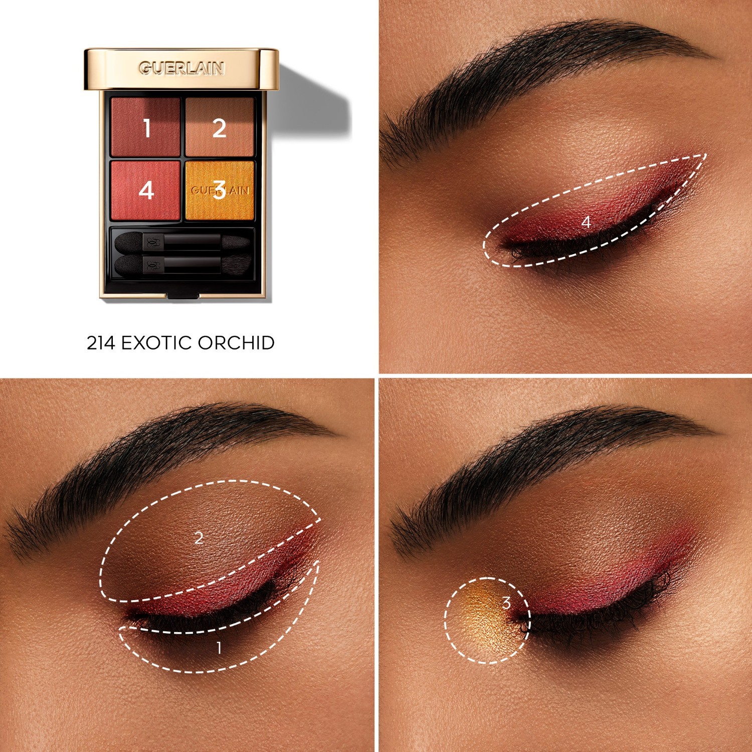Guerlain Ombres G Palette 4 couleurs