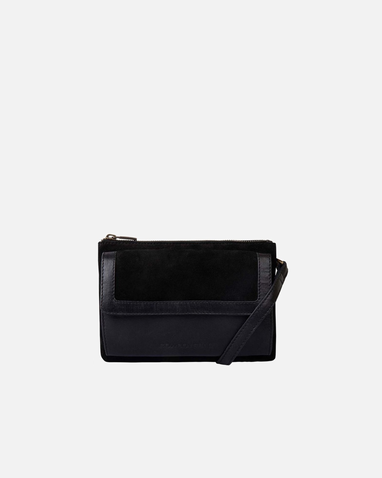 Cowboysbag Schultertasche Crossbody-Tasche, blau - Büffelleder - 1 Stück