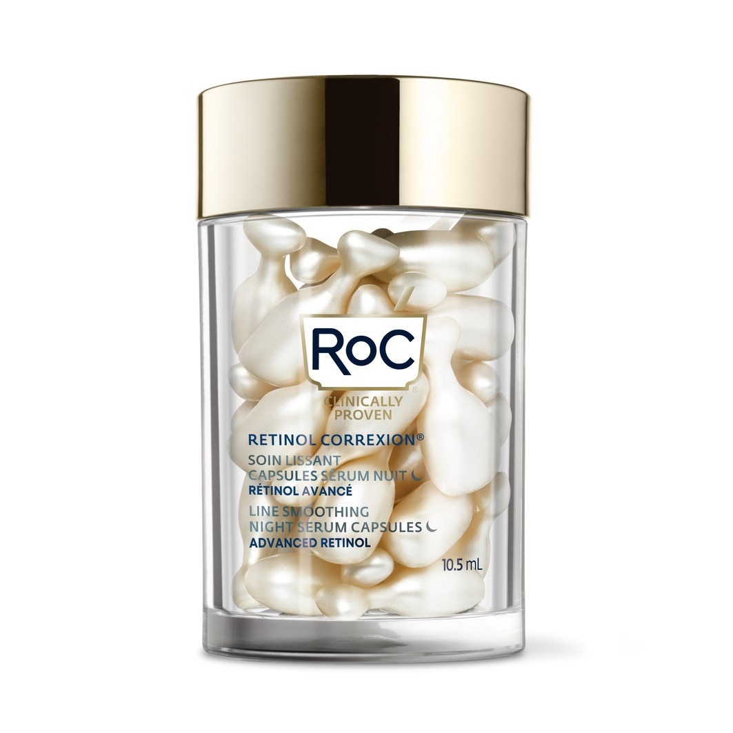 Siero idratante RoC Retinol Correxion per levigare le rughe, trattamento notte, 30 capsule - 1 pezzo