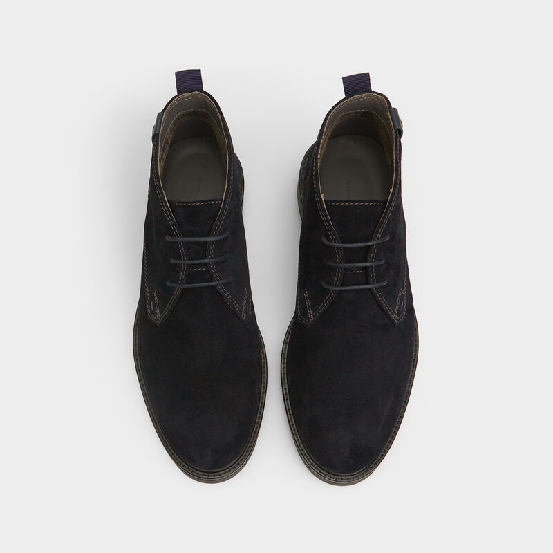 BATA heren enkellaarsjes van suède
