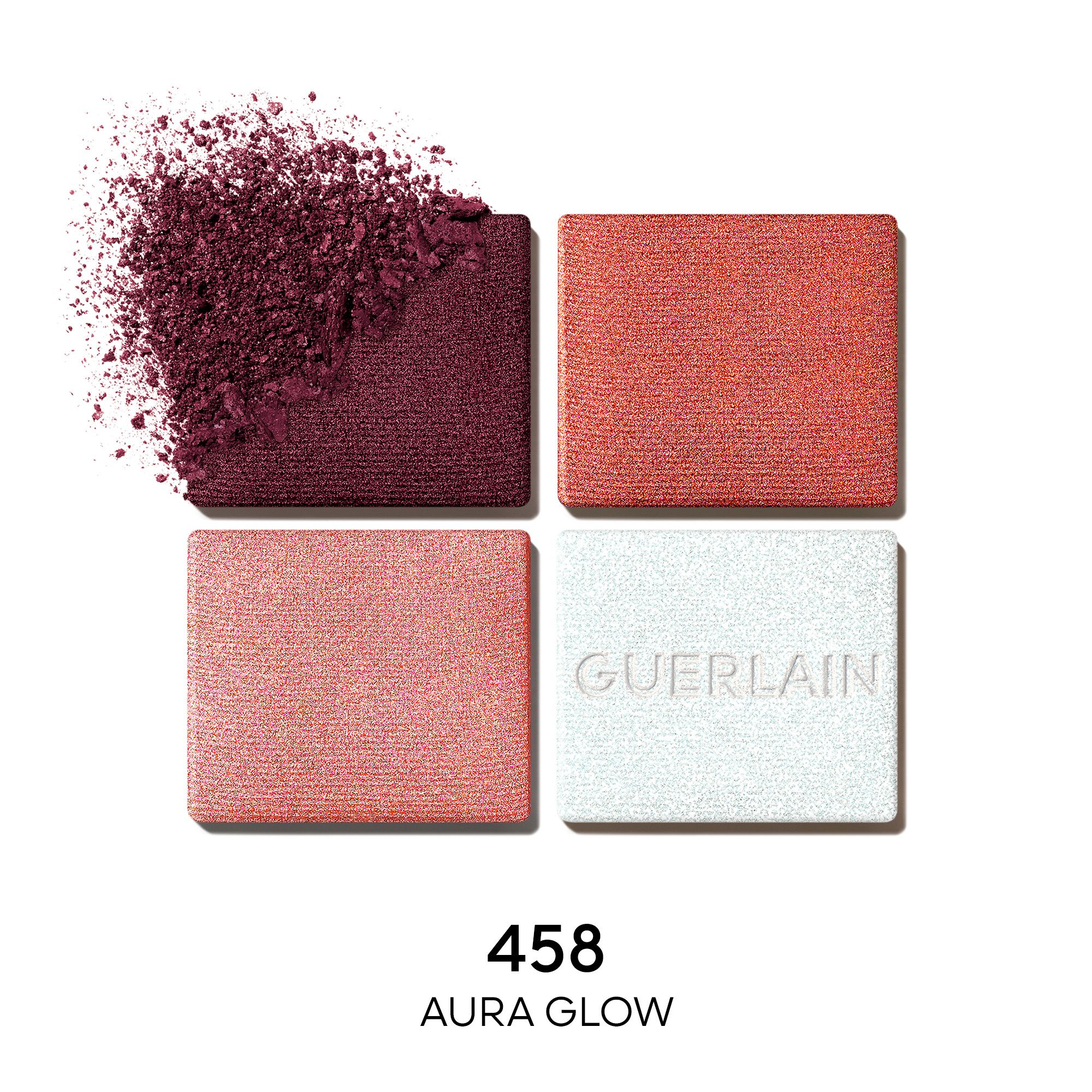Ombres G 458 Aura Glow сенке за очи у 4 нијансе, лимитирано издање Луксузне сенке за очи