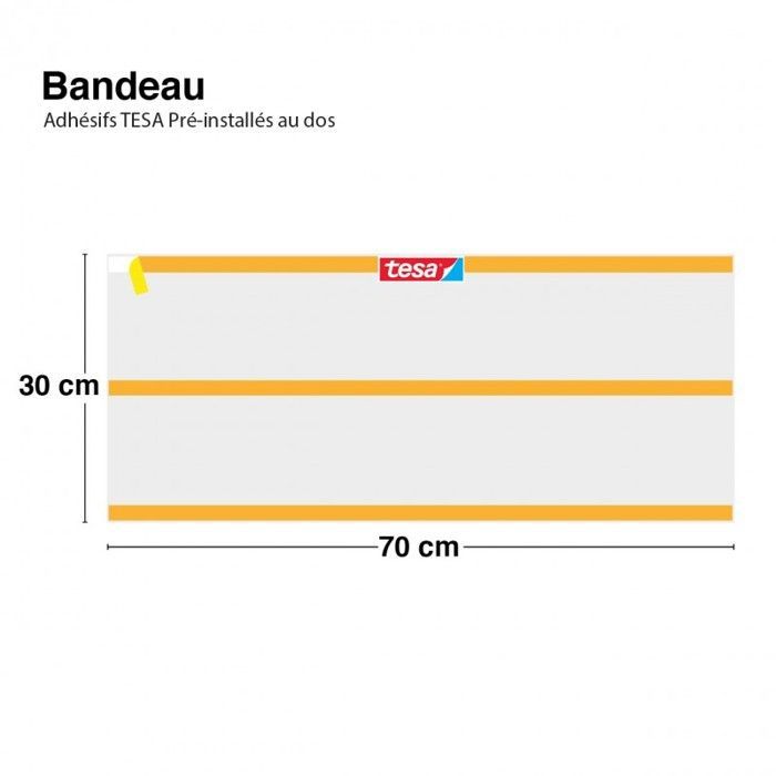 Crédence adhésive pour salle de bain en PVC floral vert 140x30 cm (en 2 bandeaux) - 99DECO