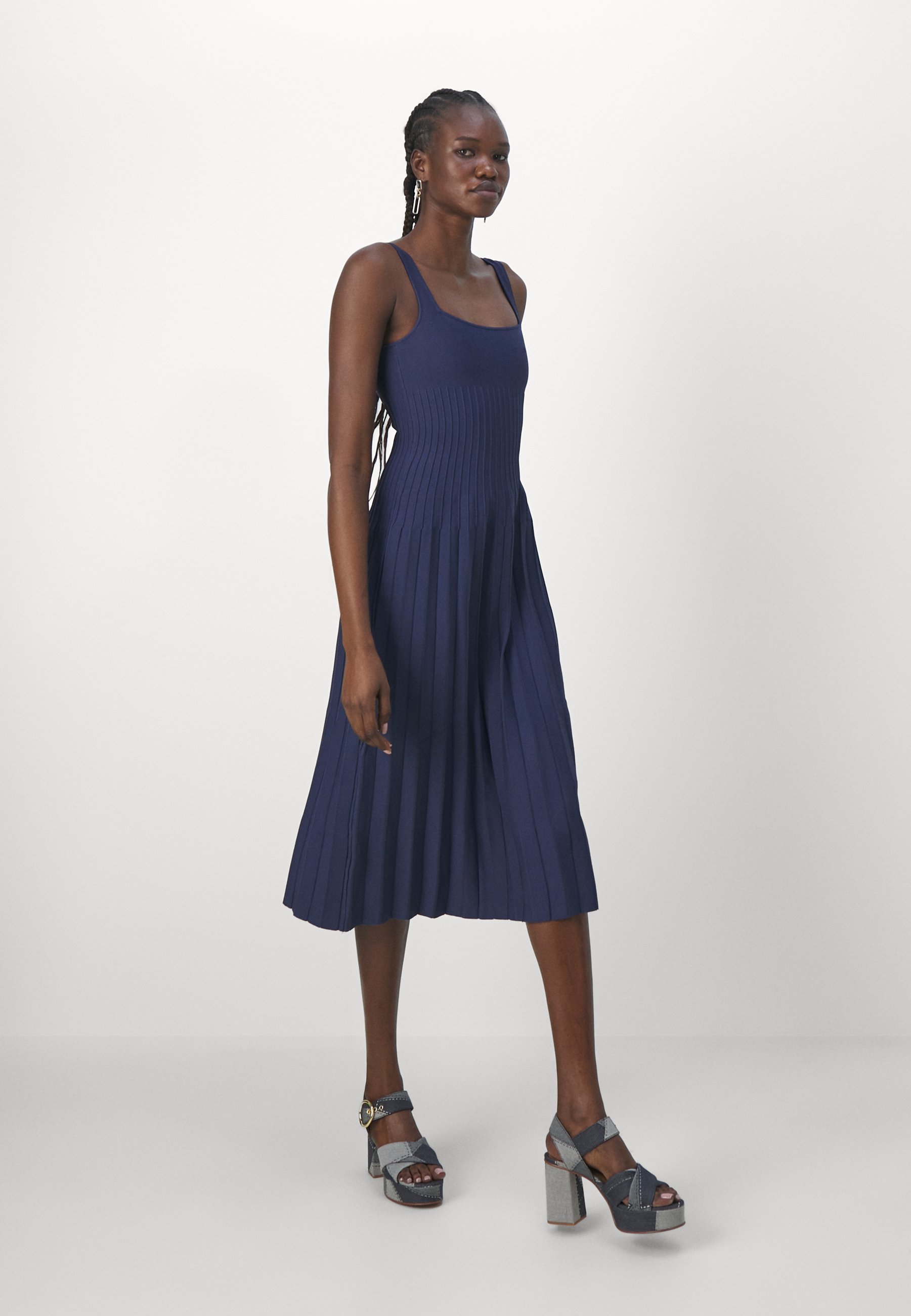 STAUD ELLISON JURK - Truijurk - marineblauw
