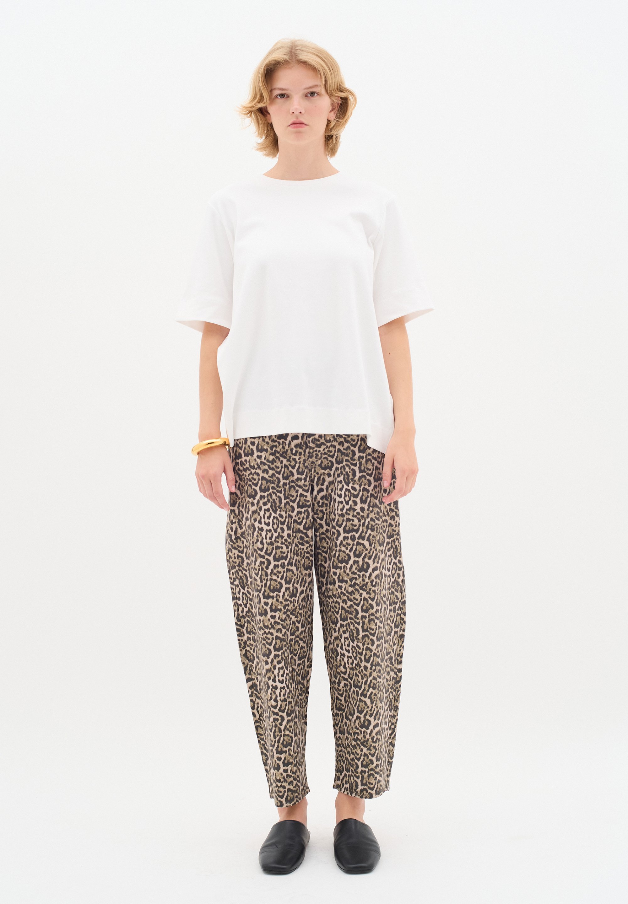 InWear Relaxed fit jeans - klassiek luipaardprint