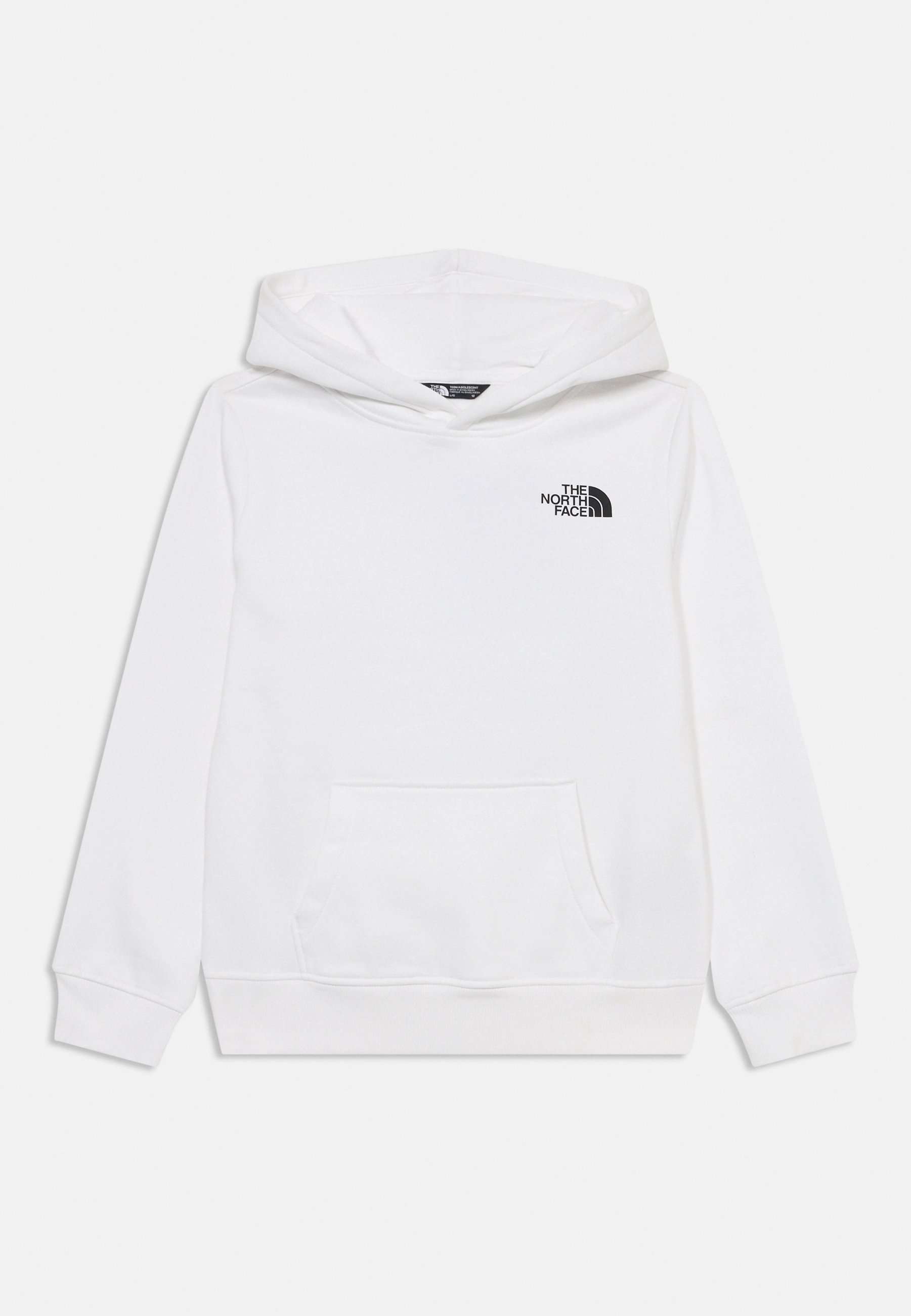 The North Face TEEN BOX NSE REGULAR HOODIE - Sweatshirt - weiß/schwarz