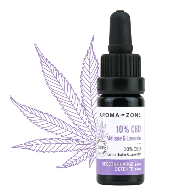 Olejek CBD 10% z melisą i lawendą - 10 ml