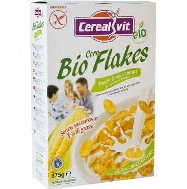 CEREALVIT DIETOLINEA Βιολογικές νιφάδες καλαμποκιού Cerealvit Dietolinea 375 γρ.