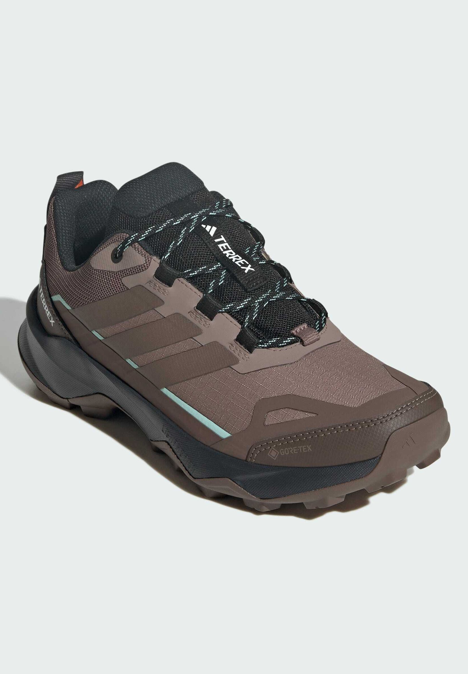 Adidas Terrex SKYCHASER AX5 GTX - Wanderschuhe - Trace Brown Earth Strata Semi Impact Orange