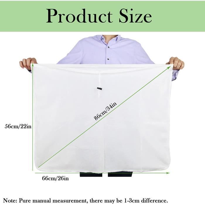 Bolsa de filtro para cerveza, bolsa de filtro apta para alimentos, bolsa de filtro reutilizable, bolsas para elaboración de alimentos, bolsa de malla con cordón para leche