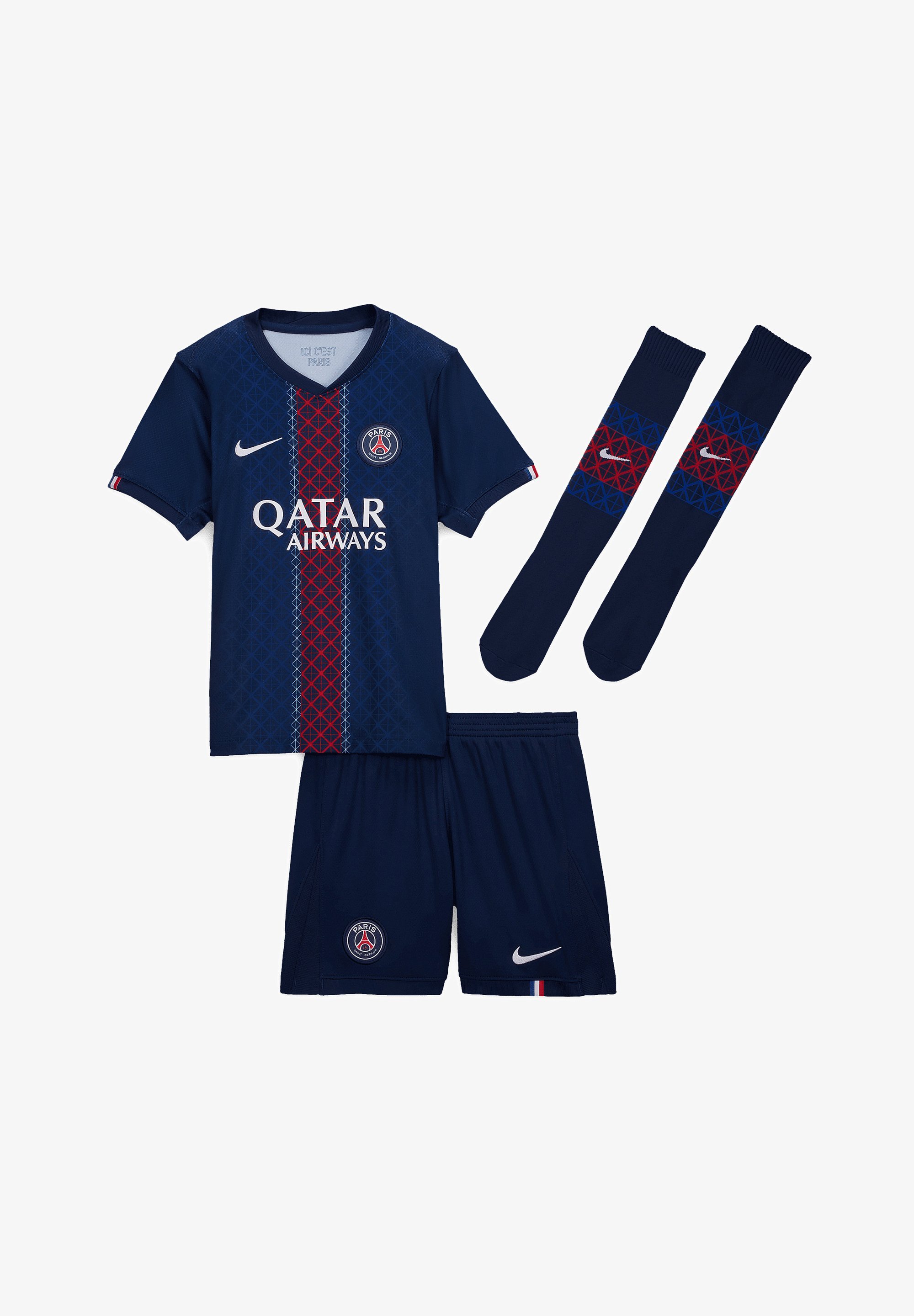 Nike Performance Sportshorts – Mitternachtsblau, Mitternachtsblau Weiß, Vollsponsor Home