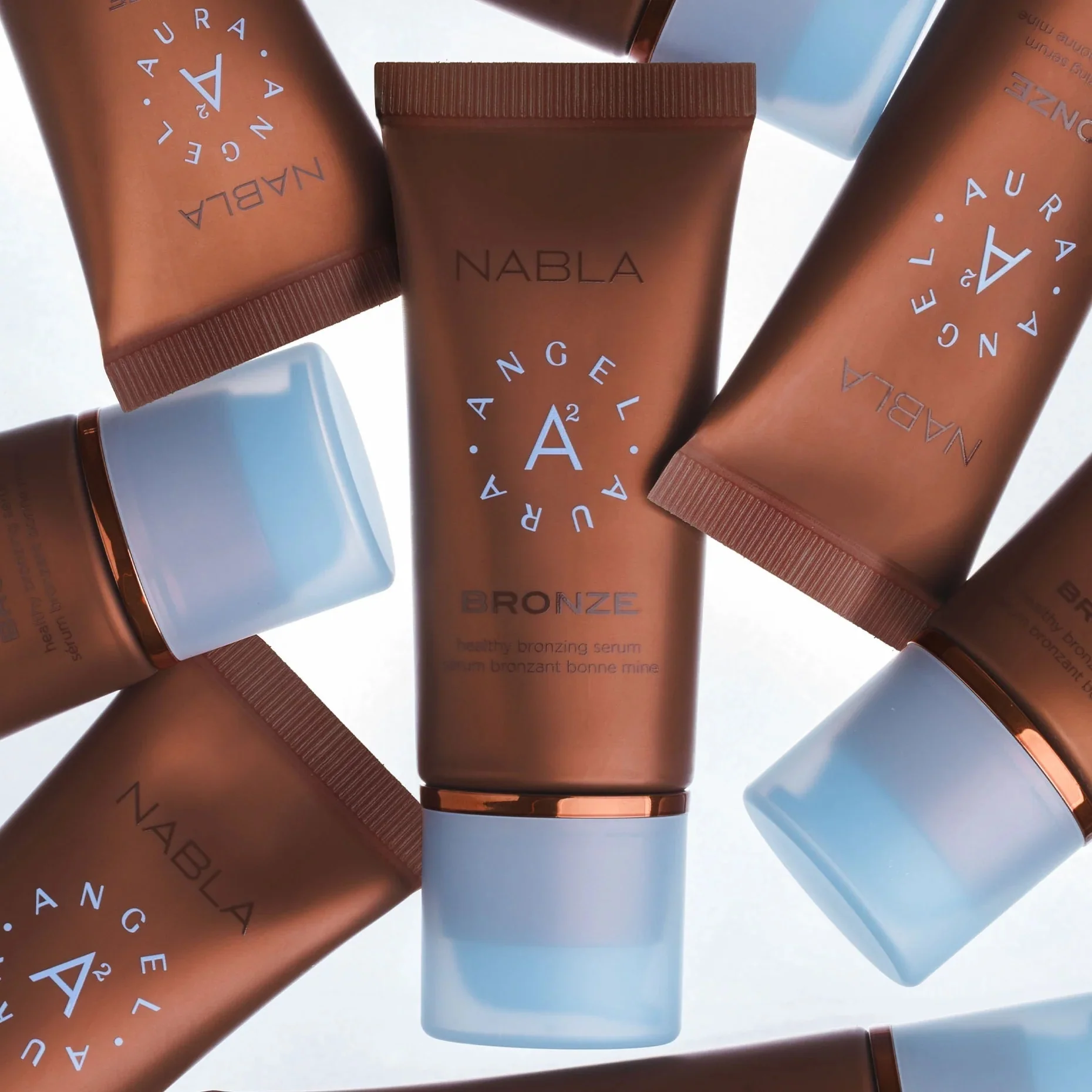 Viso Angel Aura Bronze - Base trucco, Base Trucco lifting, Base Trucco illuminante, Base Trucco idratante, Siero viso effetto globale, Perfezione della Pelle, Terra