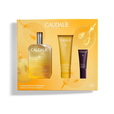 Caudalie Essentials Radiance Illuminating -lahjasetti 100ml 50ml 5ml 100ml 50ml 5ml
