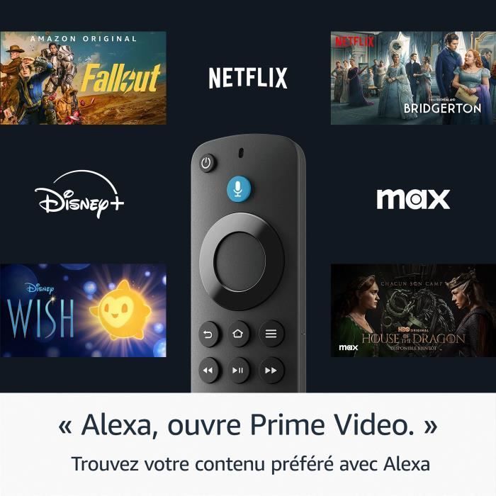 Fire TV Stick HD - AMAZON - Telecomando vocale Alexa - Streaming Full HD - Nero - 1080p