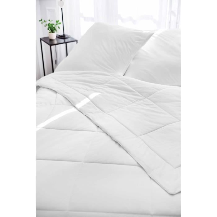 Duvet - GOLDEN FLEECE - Silkydor - 220x240cm - Cotton and mulberry silk - Medium warmth