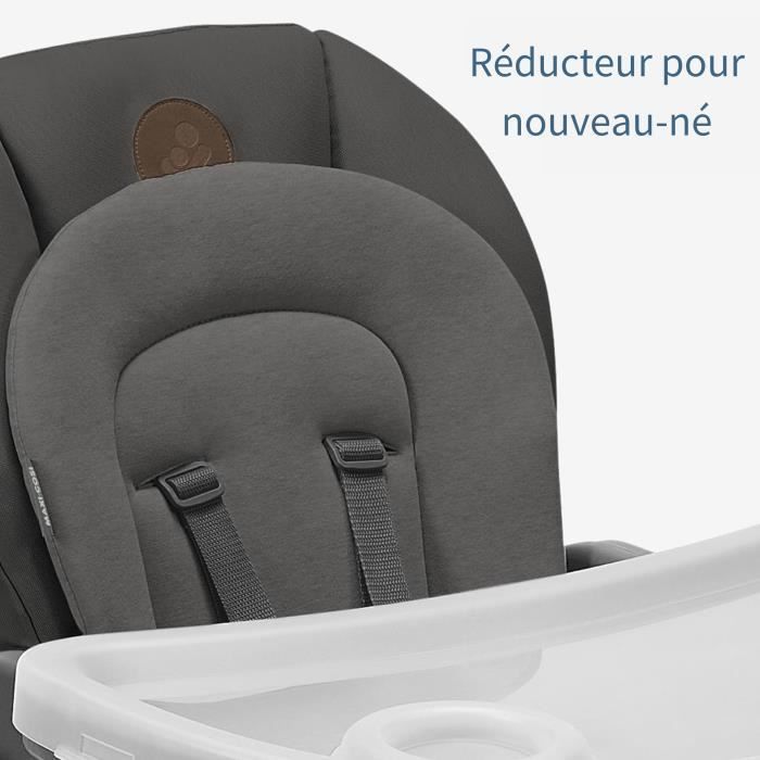 MAXI-COSI Minla Chaise haute évolutive - De la naissance à 6 ans - Beyond Graphite Eco