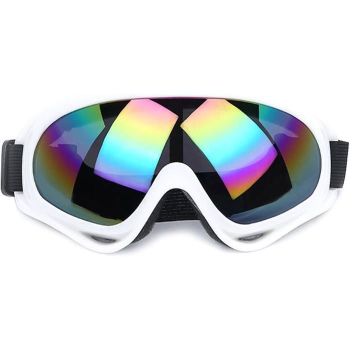 Gafas de esquí - 1 par - Policarbonato - Antivaho UV400 - Esquí, snowboard, ciclismo - Unisex Negro