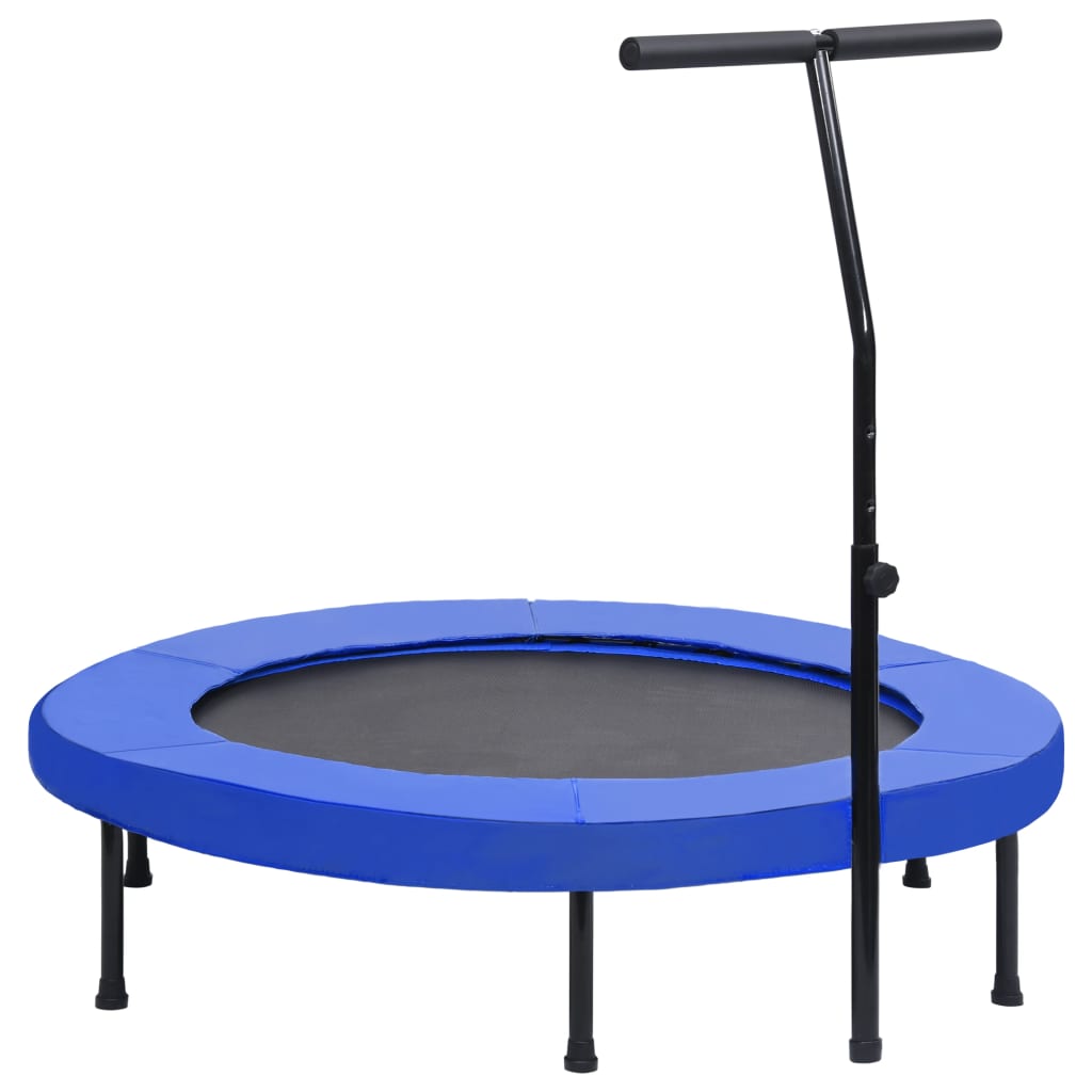 Vidaxl 122 cm Fitness-Trampolin mit Haltegriff und Sicherheitspolster