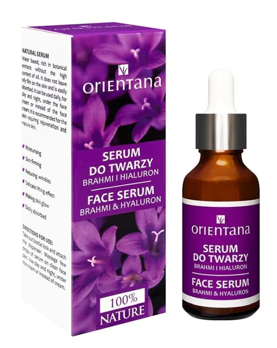 Orientana BIOSerum do twarzy Brahmi&Kwas Hialuronowy