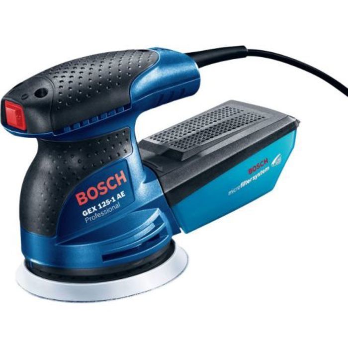 Lijadora orbital aleatoria Bosch Professional GEX 125-1 AE con microfiltro - 0601387500