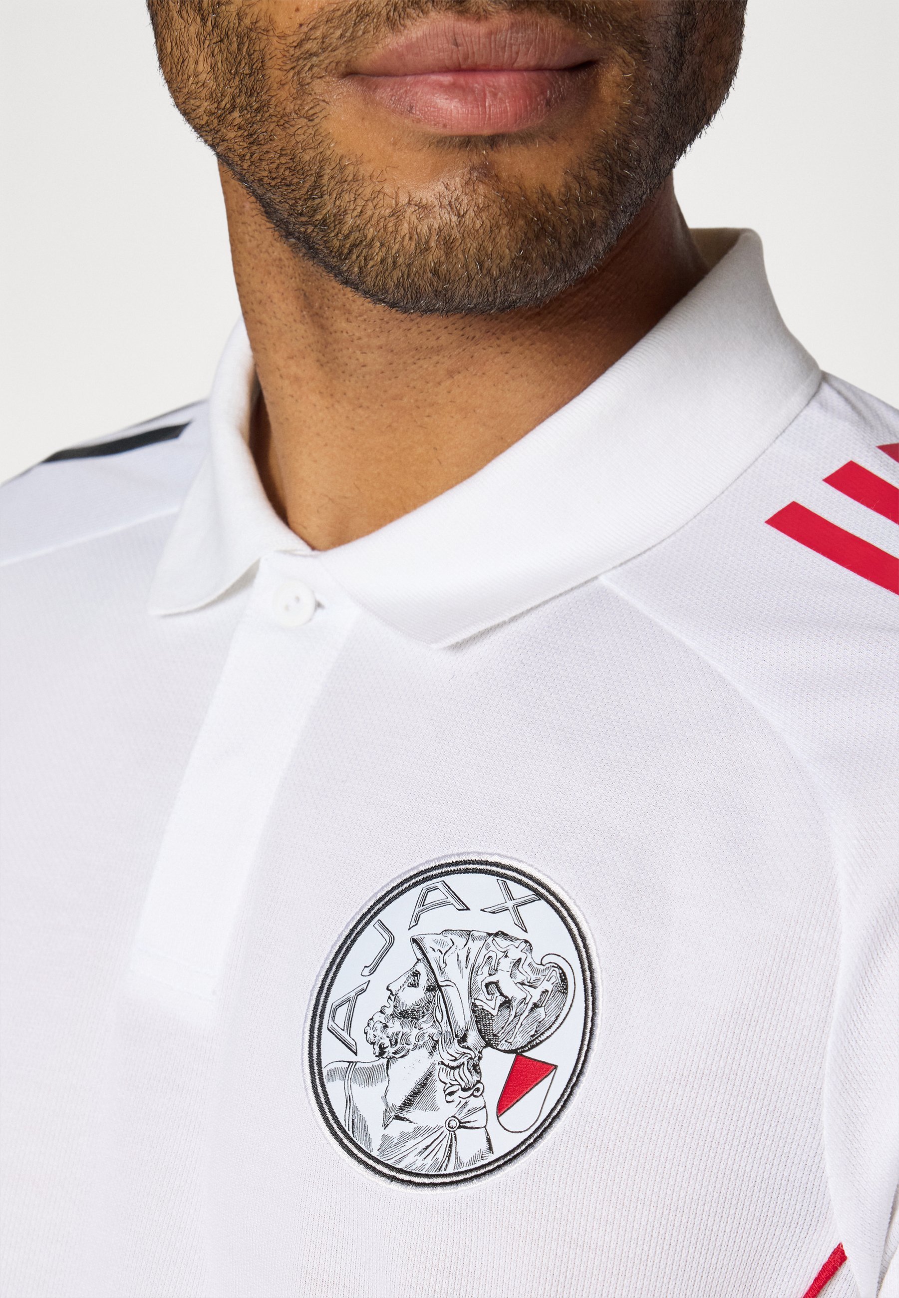 Polo da competizione adidas Performance AJAX AMSTERDAM 25/26 - Polo - bianco/nero/rosso acceso