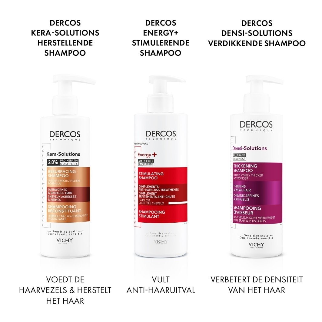 Vichy Dercos Technique Energy+ Stimuliering šampūnas, 200 ml