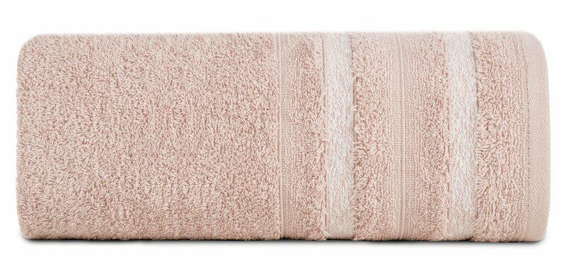 Ręcznik Fargo 50x90 pudrowy frotte 500 g/m2