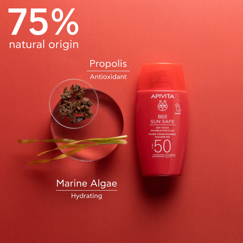 Fluido facial Apivita Bee Sun Safe Dry Touch FPS 50