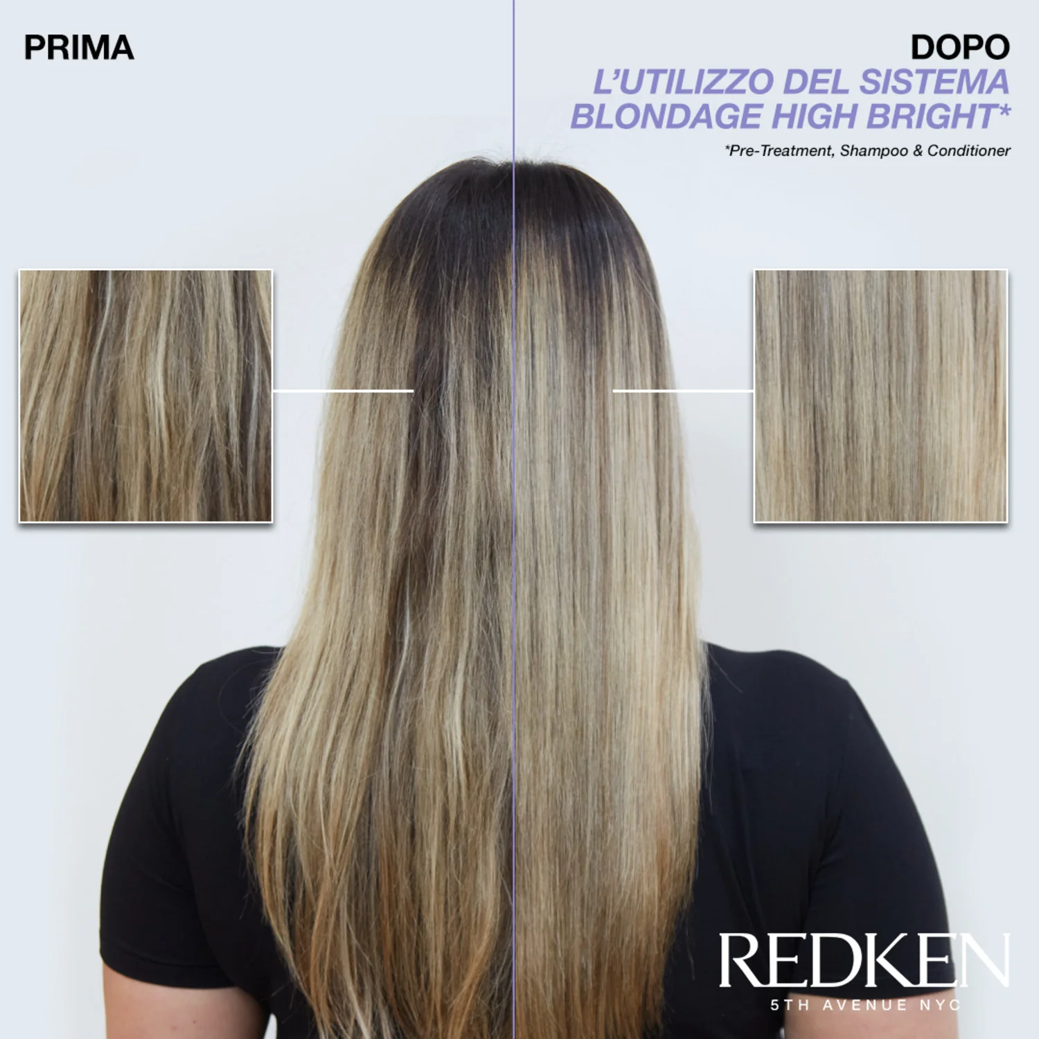 Blondage High Bright Conditioner - Balsamo Protezione Colore Capelli, Balsamo Illuminante Capelli
