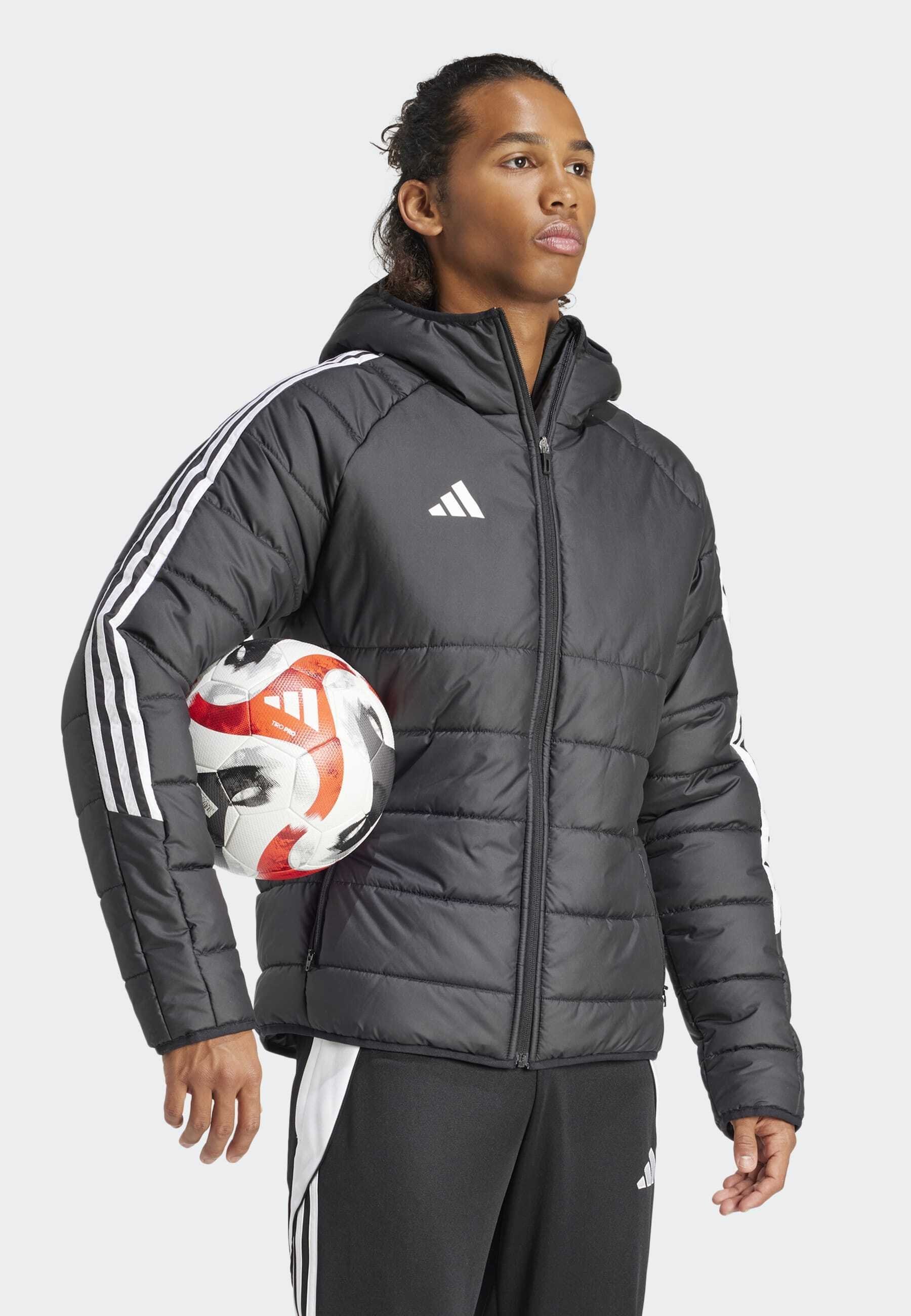 adidas Performance TIRO24 JACKET WINTERIZED - Tréningová bunda - čiernobiela