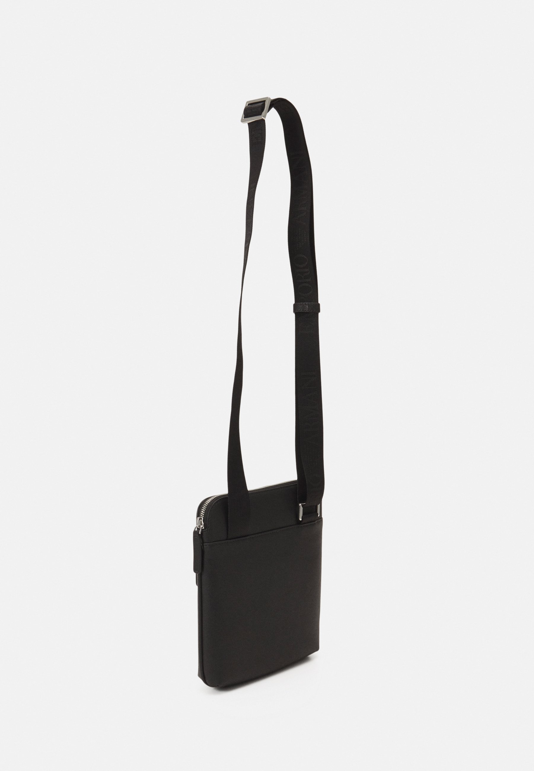 Emporio Armani CROSSOBODY FLAT UNISEX - Borsa a tracolla - nera