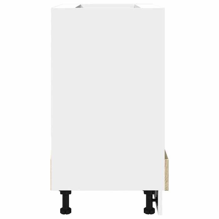 vidaXL Armoire à four Chêne sonoma 60x46x81,5 cm Aggloméré, armoire de cuisine, armoire de rangement, meuble de cuisine, 849617