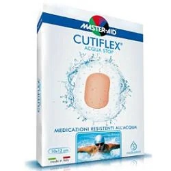 Bandage élastique et transparent en polyuréthane Cutiflex Acqua Stop de Master Aid, 10 x 8 cm, lot de 5.