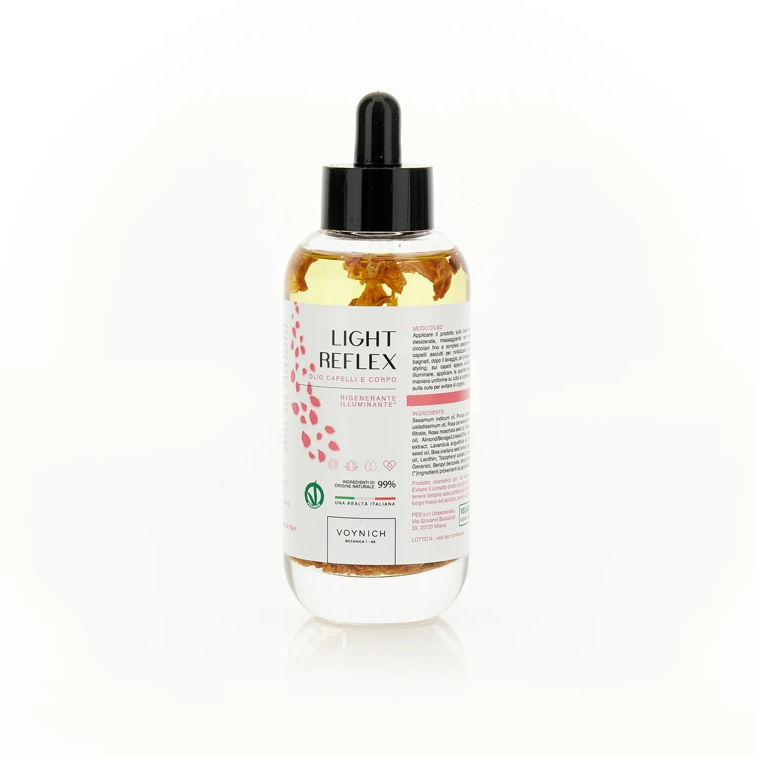 Cura dei Capelli LIGHT REFLEX Olio Capelli e Corpo - Olio Capelli, Siero Capelli, Olio corpo illuminante, Olio corpo Anti-Età