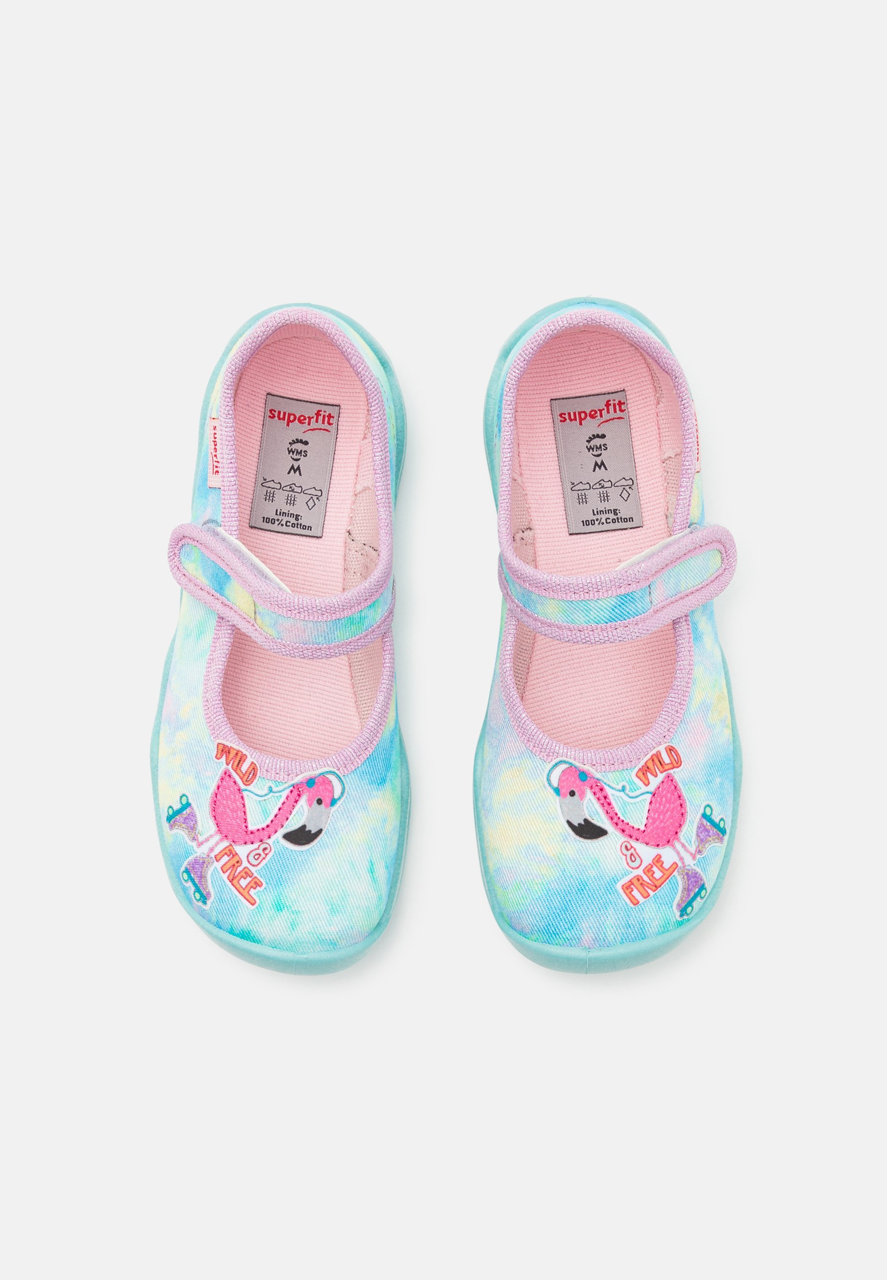 Superfit BUBBLE - Slippers - turquoise/multicolor