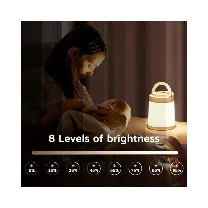 Luz nocturna para bebés, luz nocturna infantil, lámpara de mesilla multicolor para la habitación del bebé, luz nocturna LED con temporizador y control remoto [Y4]