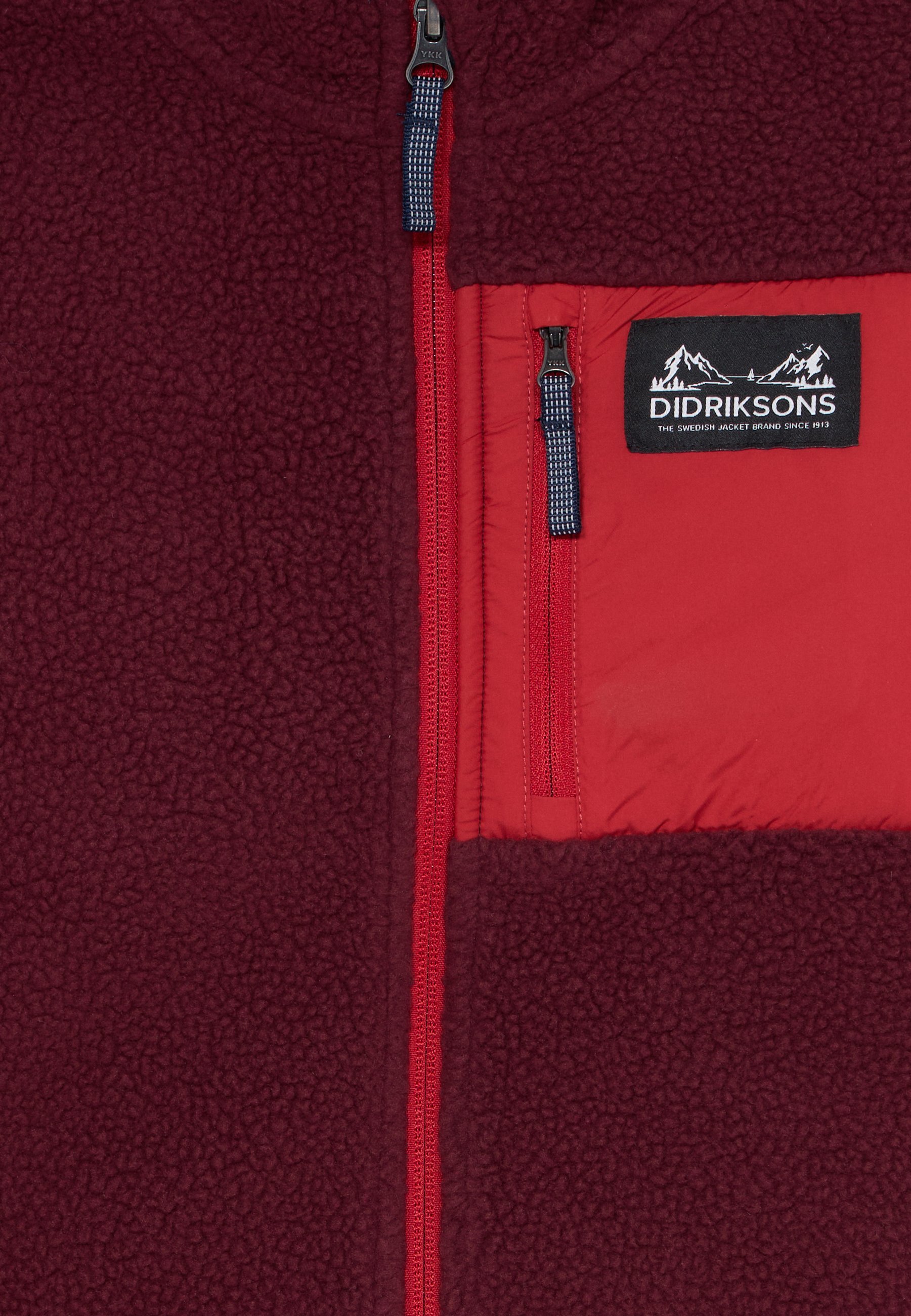 Didriksons ANTEN KIDS FULLZIP UNISEX - Kurtka polarowa - anemon red