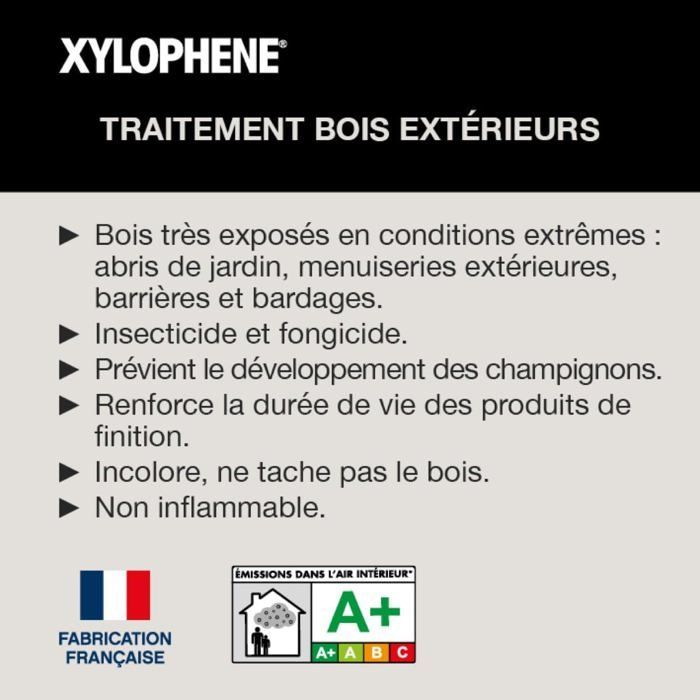 Exterior Wood Treatment - Insect and Termite Resistant - Specially formulated for highly exposed exterior wood - Enhanced with Fungicide - 5L