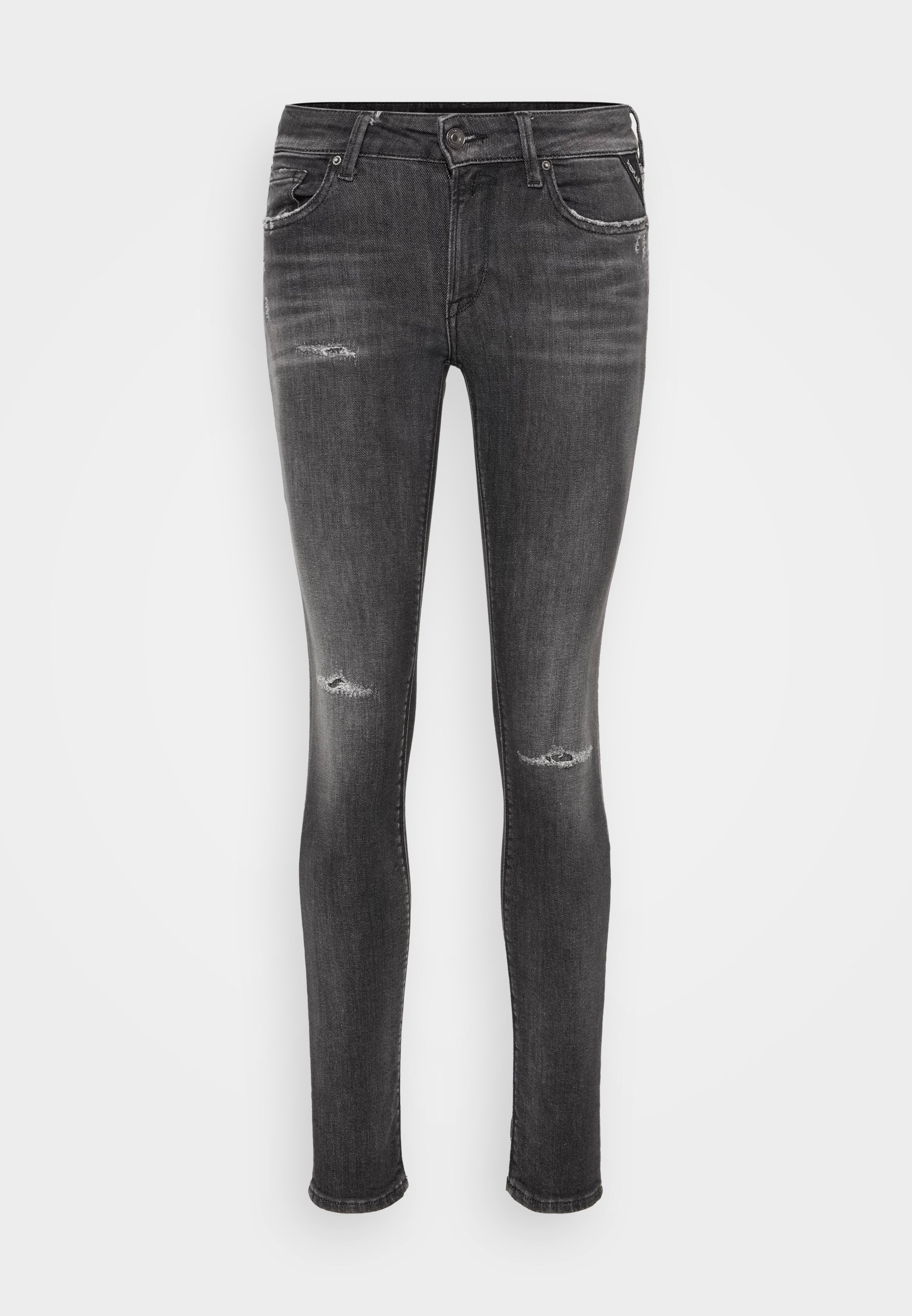 Replay Jeans Skinny Fit - ciemnoszary