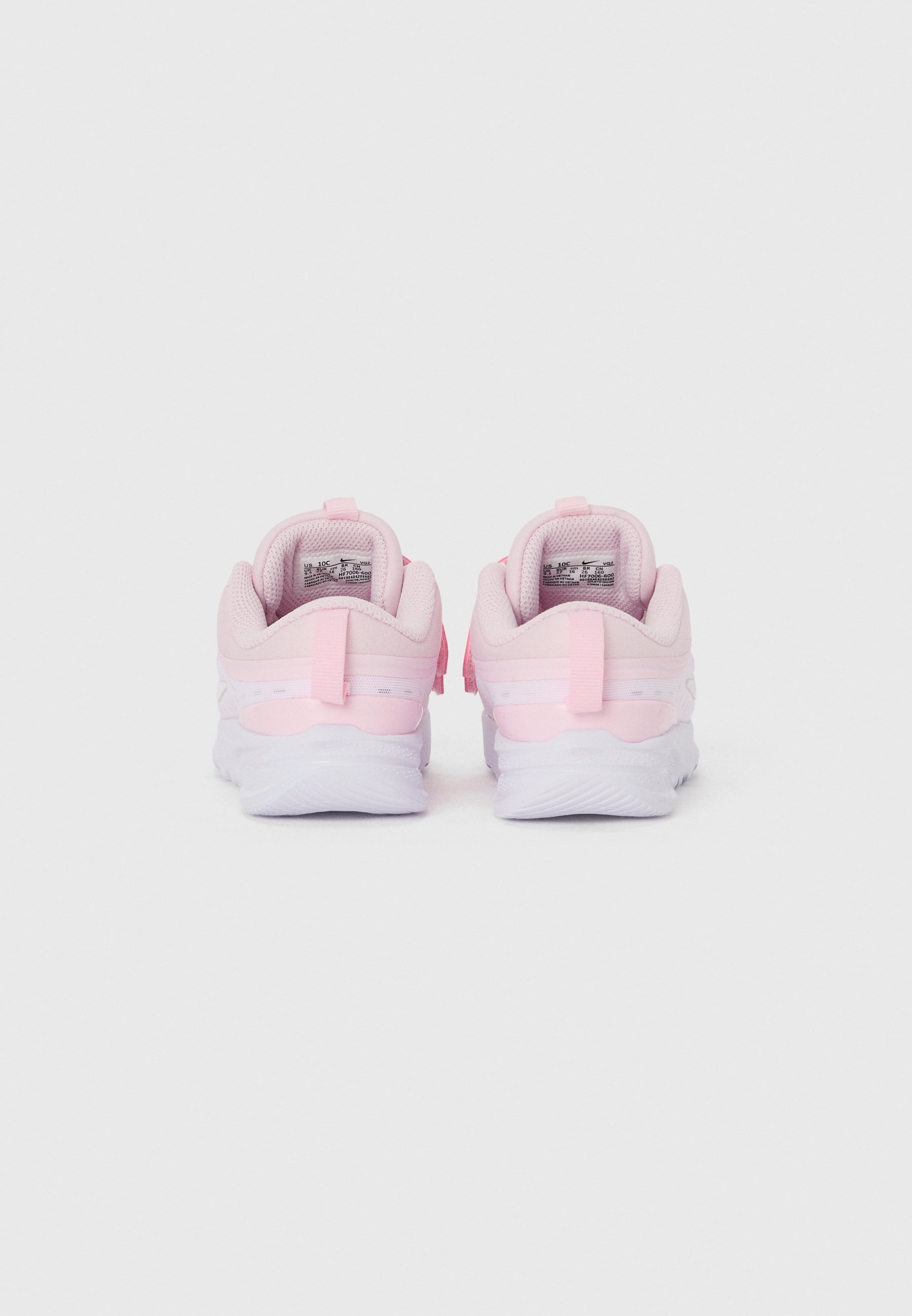 Nike Performance STAR RUNNER 5 UNISEX - Hardloopschoenen voor op de weg - roze foam/wit/puur platina