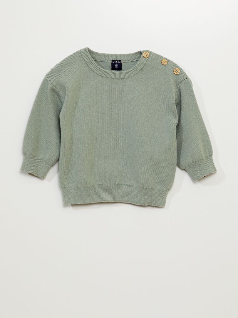 Jersey de punto compacto - VERDE